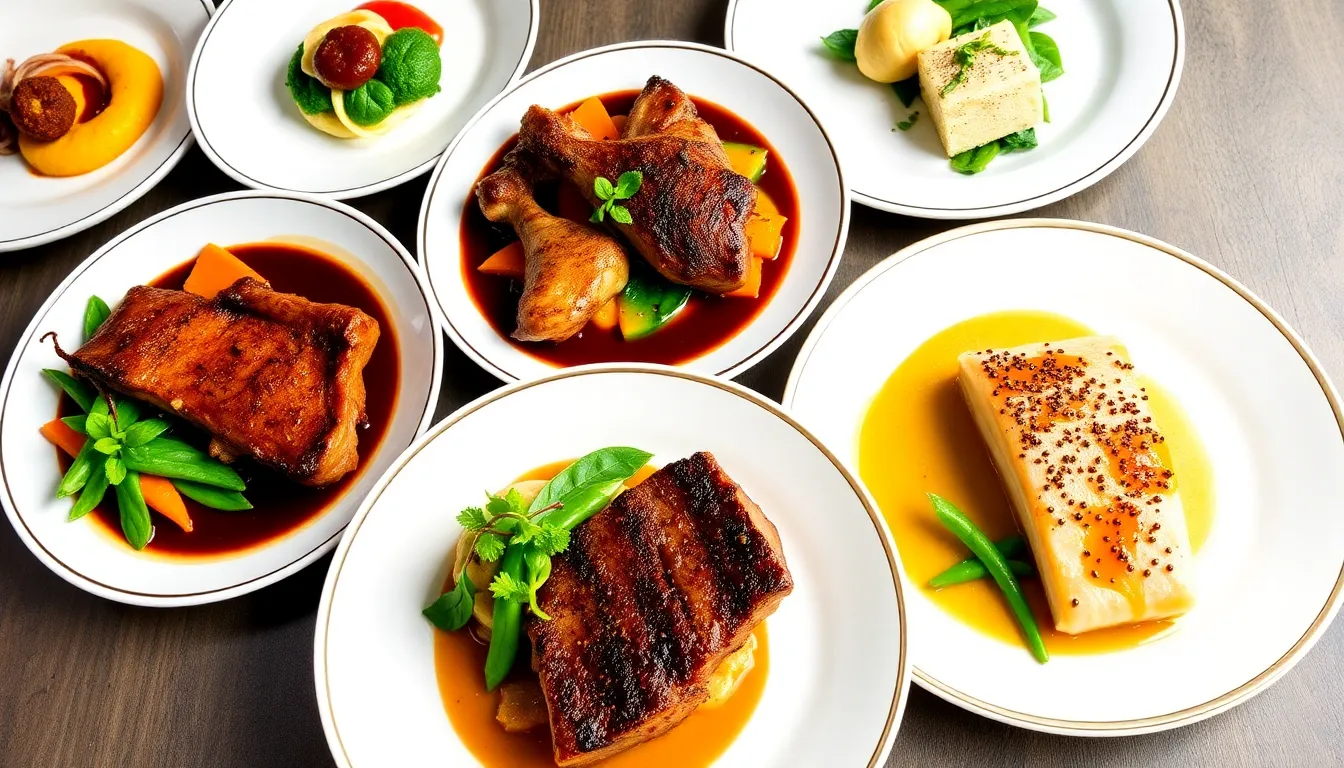 Flying Hauptgänge Fleisch